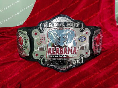 BAMA BOY Alabama Crimson Roll Tide Championship Belt