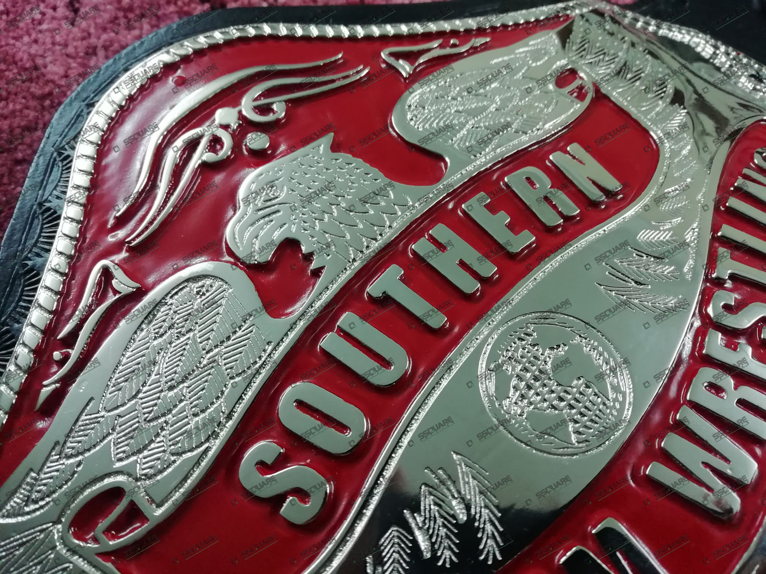 Southern Heavyweight Wrestling Championship Leather Belt