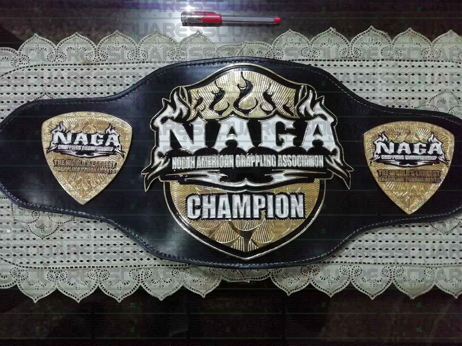 NAGA North American grappling association champion replica belt