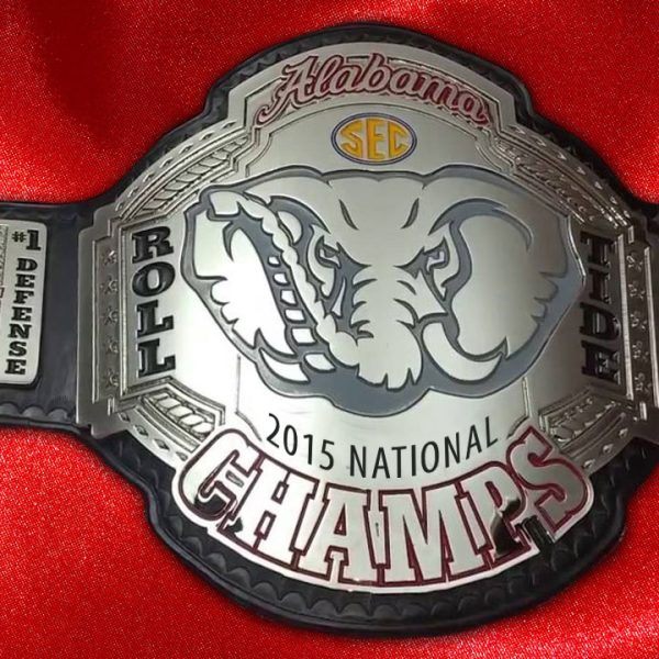 Alabama Roll tide 2015 National Champion belt