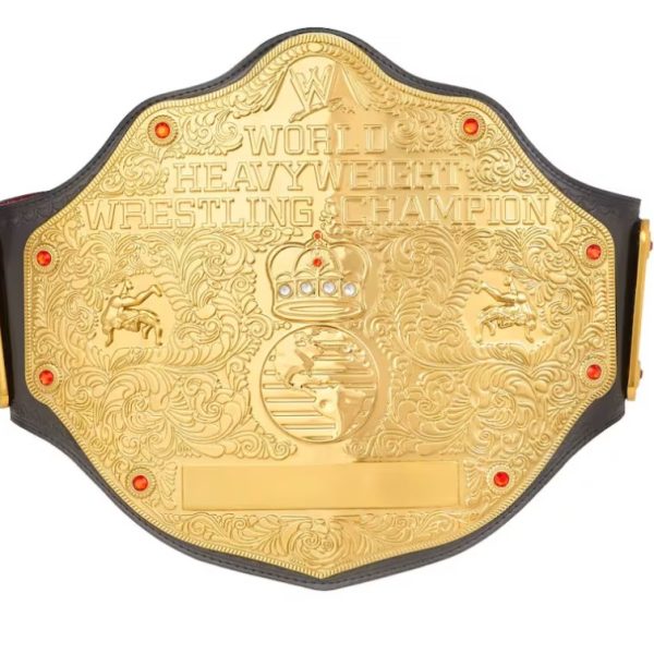WWE World Heavyweight Championship Retro Replica Title Belt – Iconic Classic Design for Collectors
